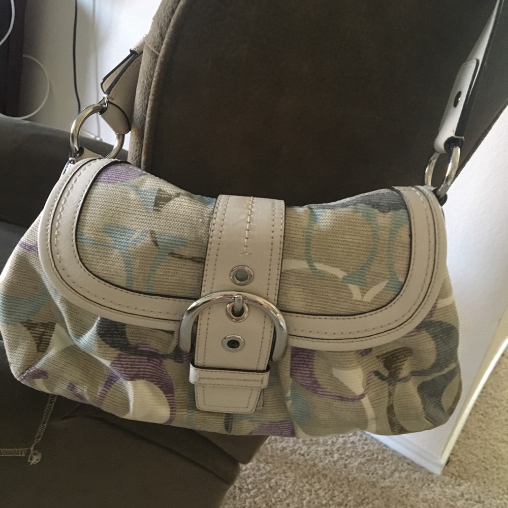 Coach Multi-Color Optic Signature Hobo Bag